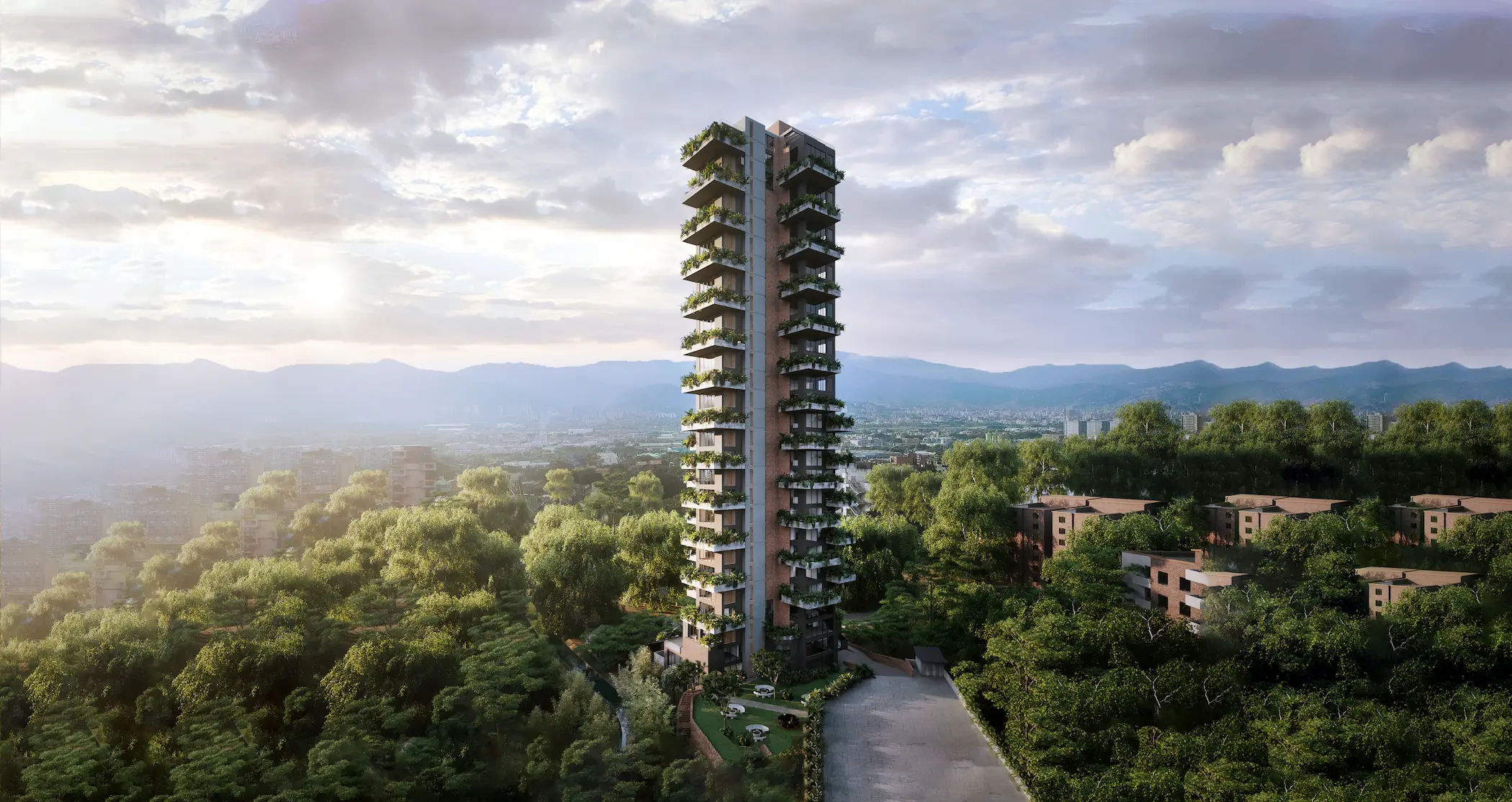 Five-star dining experience at Morph Lalinde luxury investment property in Medellin's exclusive zona rosa, attracting affluent international tourists