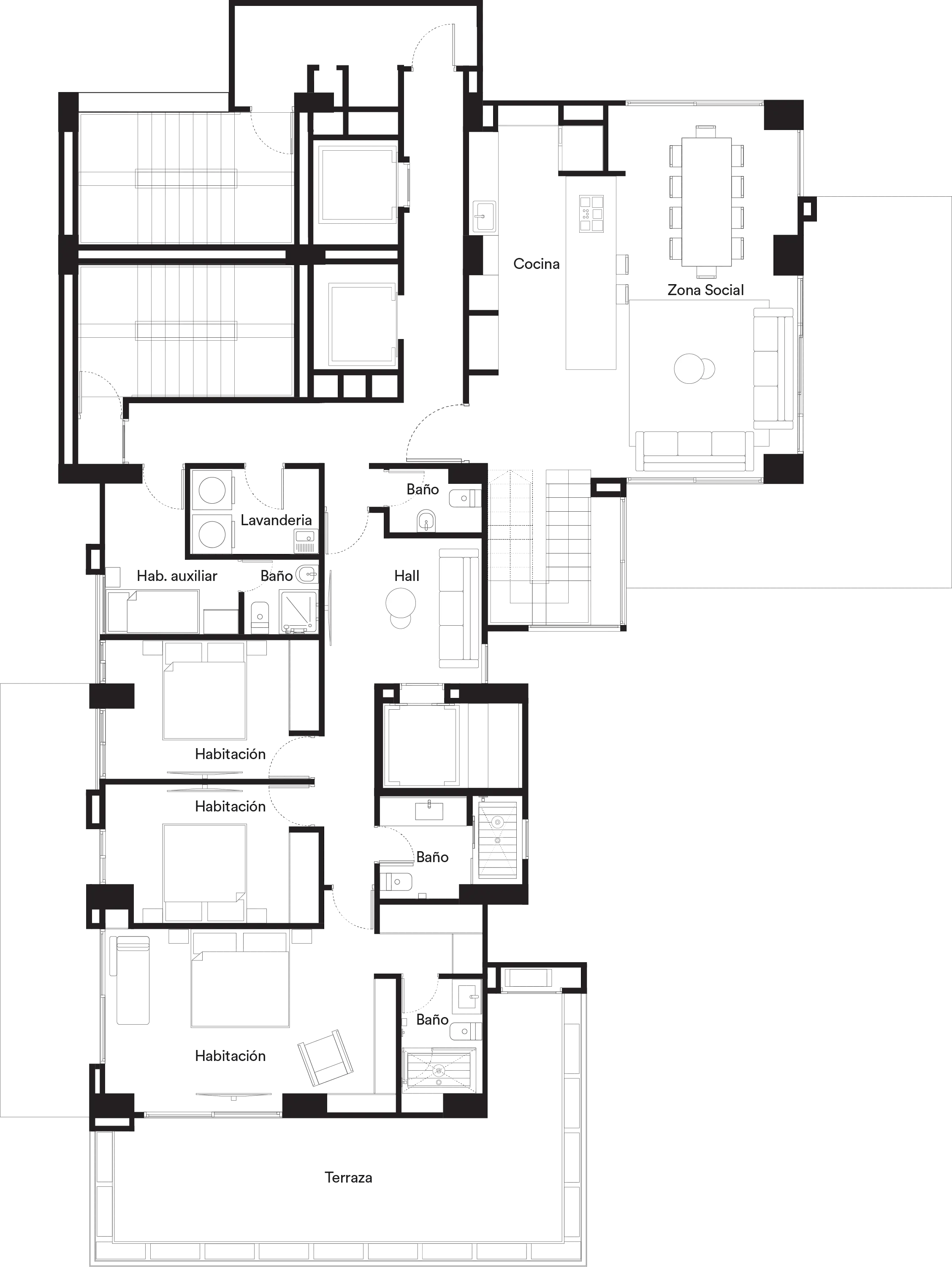 Planos Apto Penthouse Morph Lalinde
